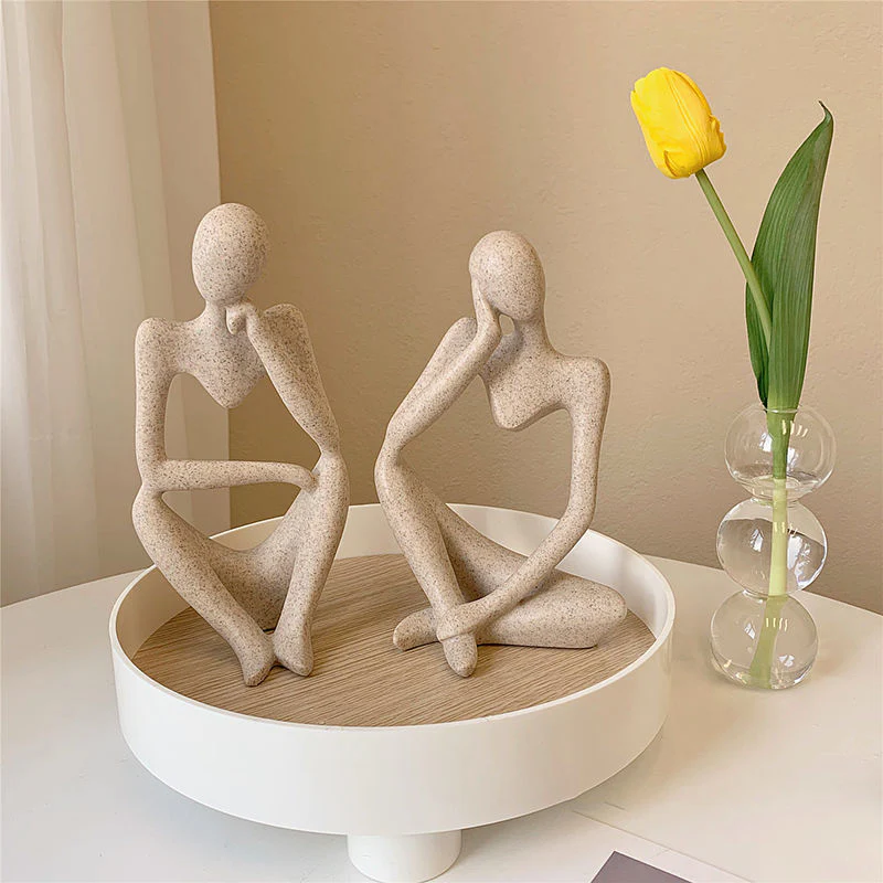 Abstract Thinker Statue - Image 4
