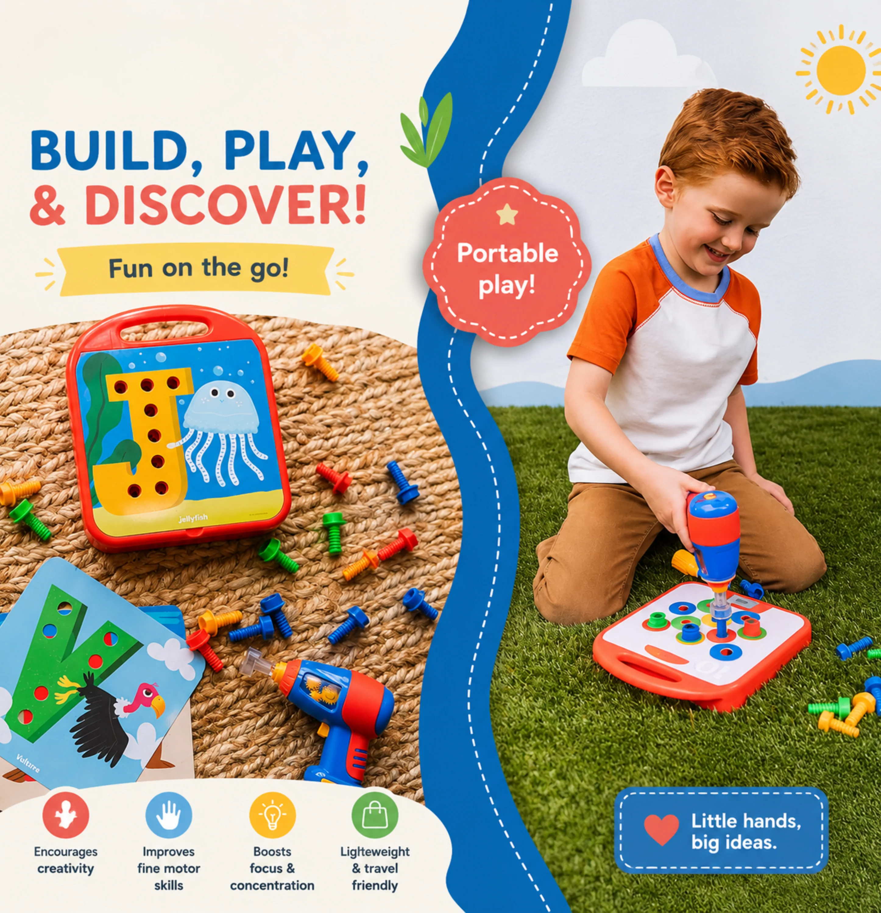 BuildBright ABC™ - Design & Drill ABCs & 123s - Image 5