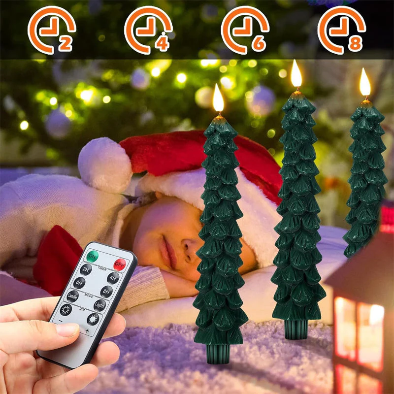 Christmas Candle - LED Remote Controlled - Image 3