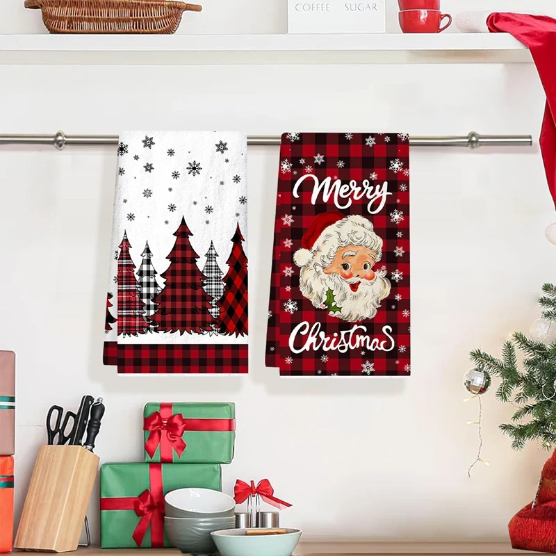 Cozy Christmas Kitchen Towels Set - Image 2