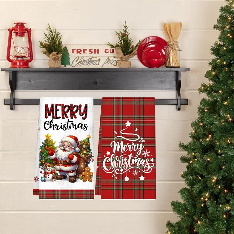Cozy Christmas Kitchen Towels Set - Image 3
