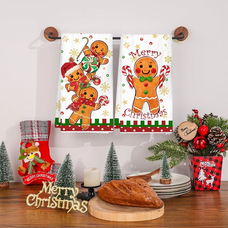 Cozy Christmas Kitchen Towels Set - Image 4