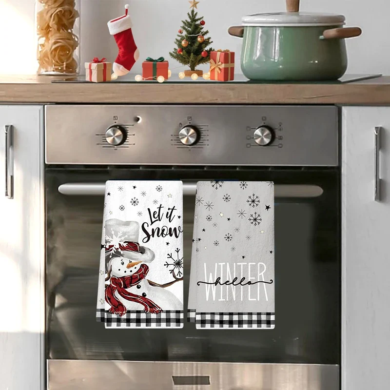 Cozy Christmas Kitchen Towels Set - Image 5
