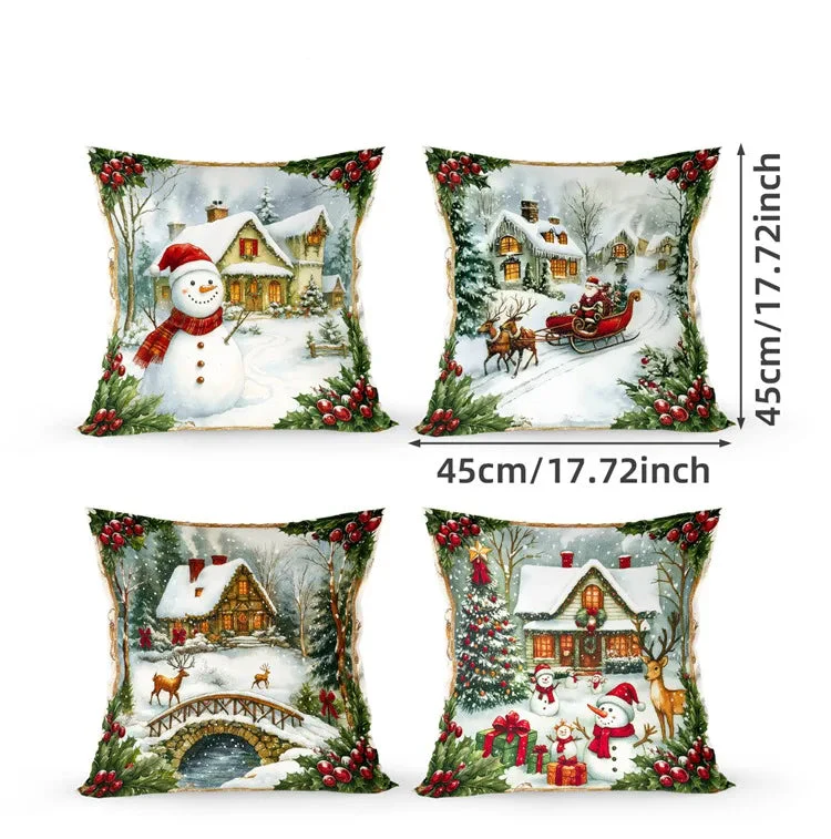 Cozy Christmas Pillow Cover Set - Image 7