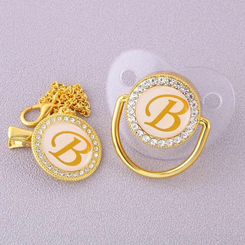 CrystalBling™️ - Personalised Baby Pacifier & Clip - Image 12