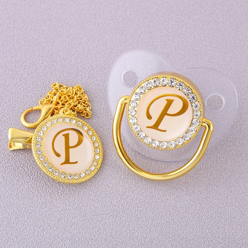 CrystalBling™️ - Personalised Baby Pacifier & Clip - Image 18