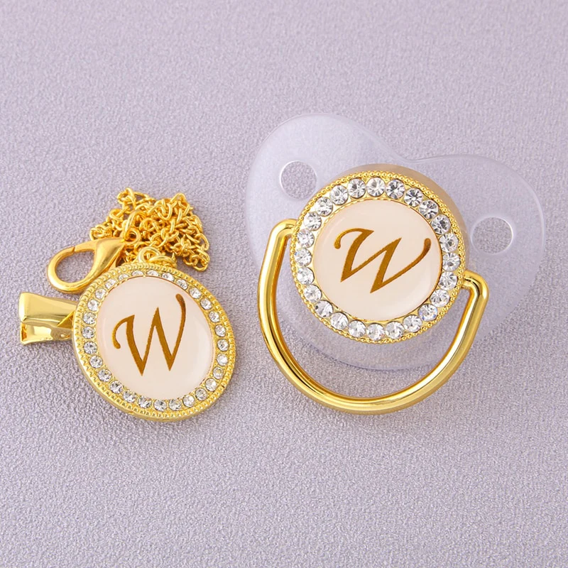 CrystalBling™️ - Personalised Baby Pacifier & Clip - Image 22