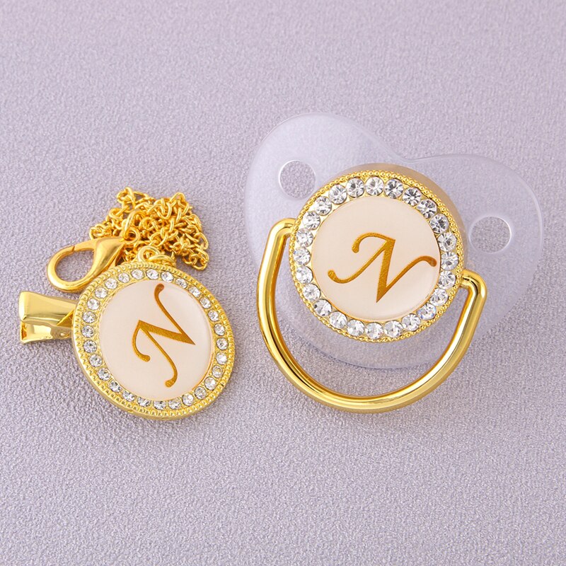 CrystalBling™️ - Personalised Baby Pacifier & Clip - Image 23