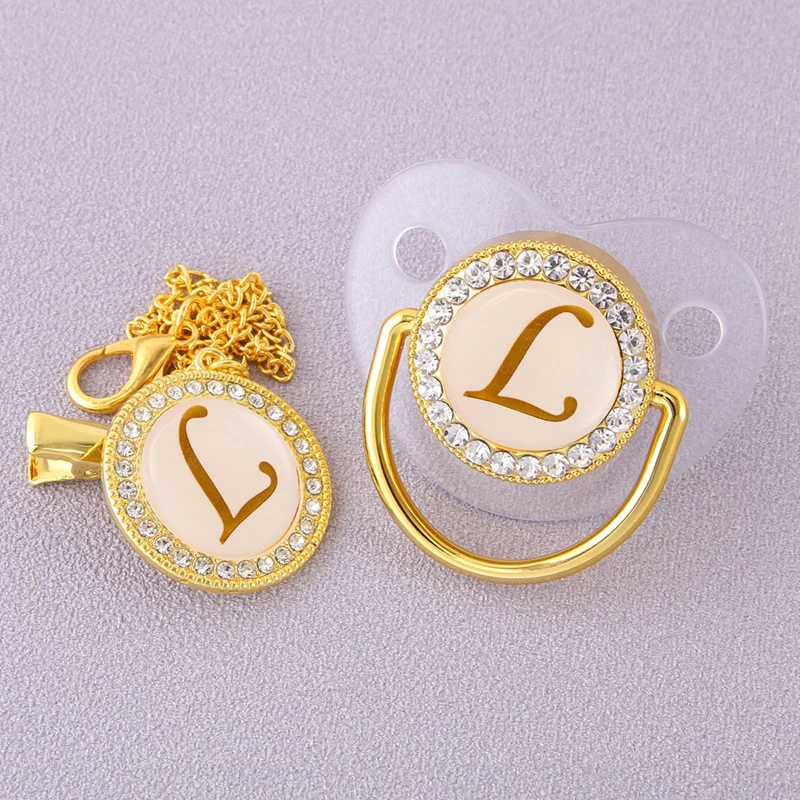 CrystalBling™️ - Personalised Baby Pacifier & Clip - Image 24