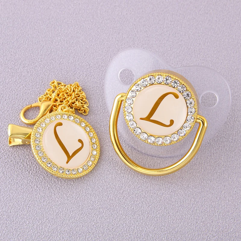 CrystalBling™️ - Personalised Baby Pacifier & Clip - Image 30