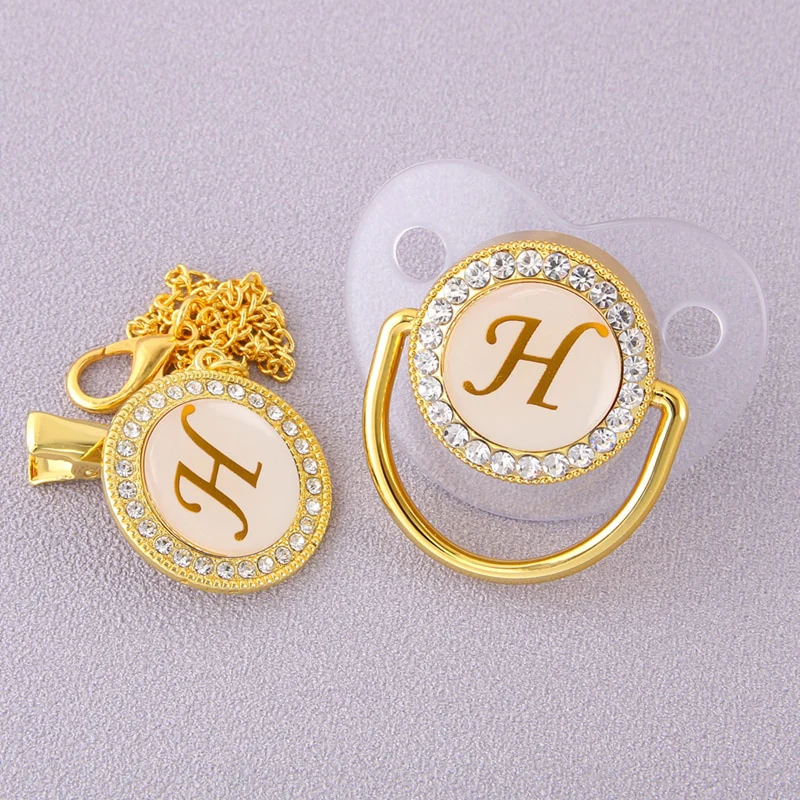 CrystalBling™️ - Personalised Baby Pacifier & Clip - Image 6