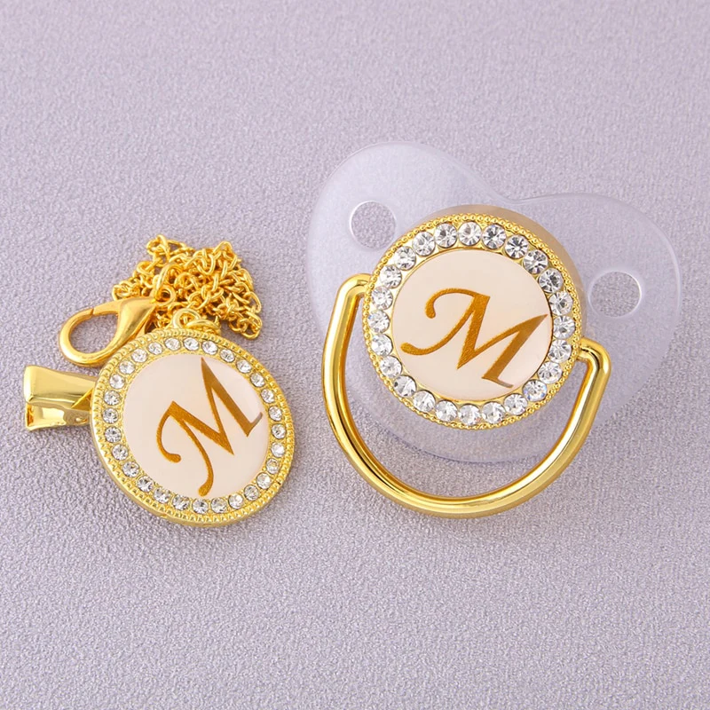 CrystalBling™️ - Personalised Baby Pacifier & Clip - Image 7