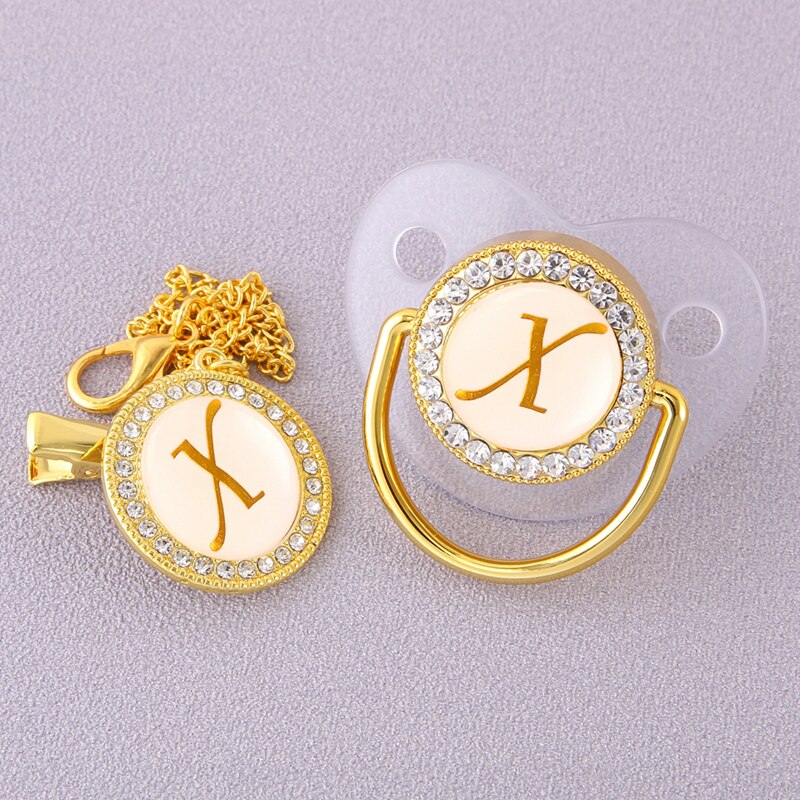 CrystalBling™️ - Personalised Baby Pacifier & Clip - Image 8