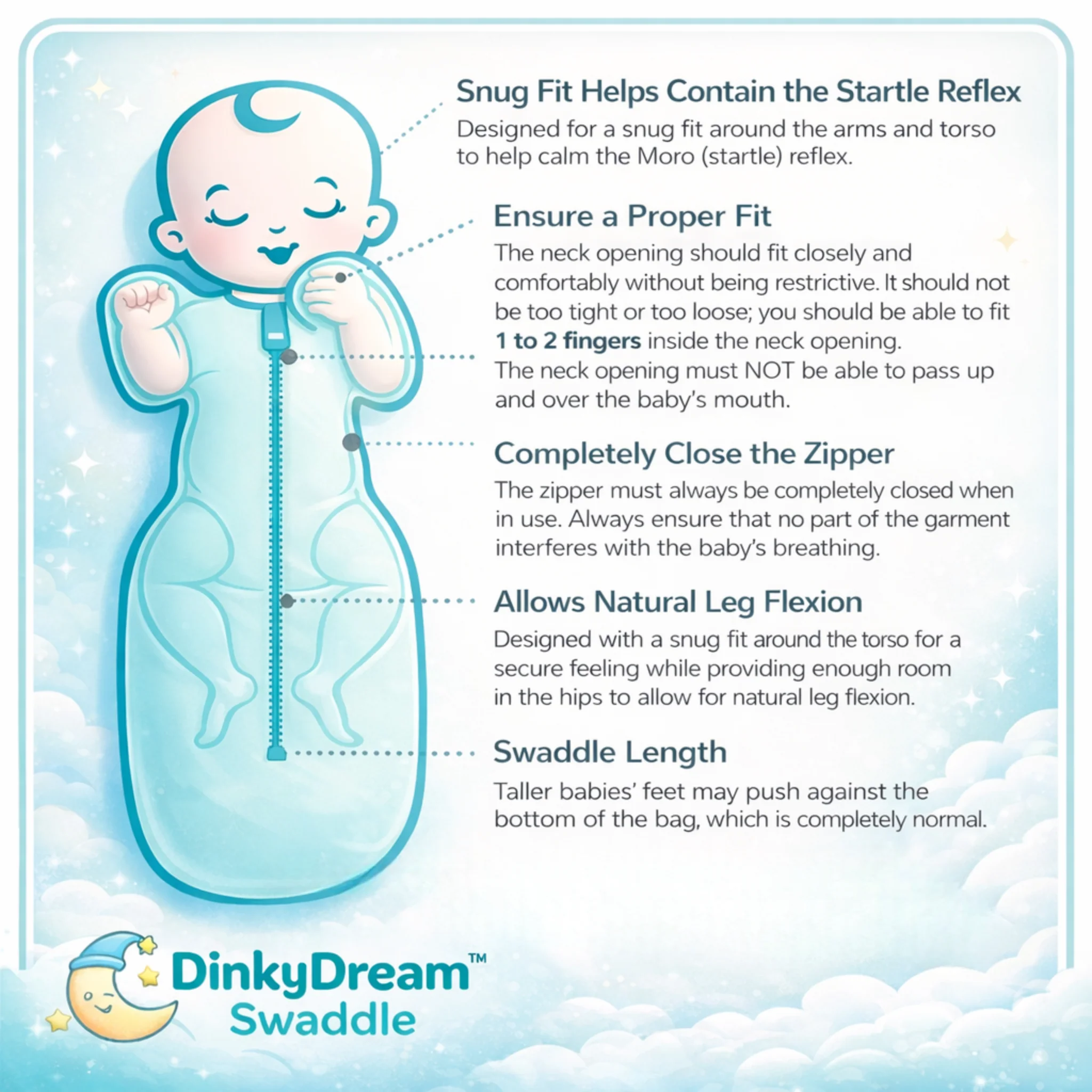 DinkyDream™ Swaddle - Image 7