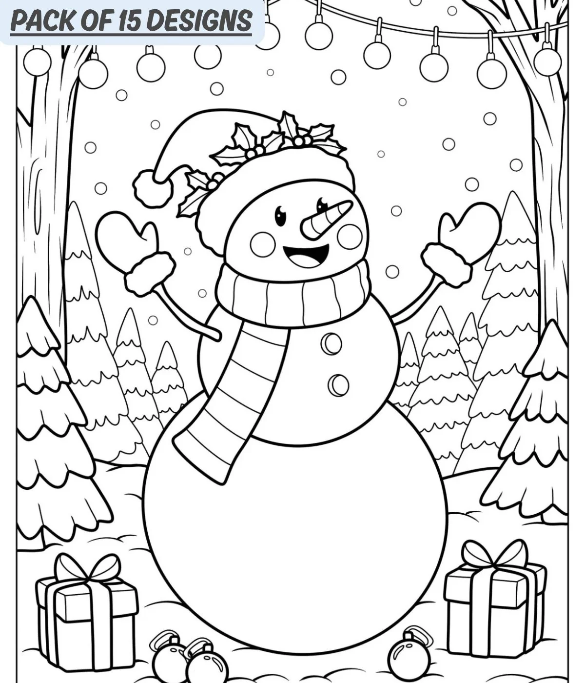 DoodleGlow Trace™ -  Printable Christmas Collection - Image 6