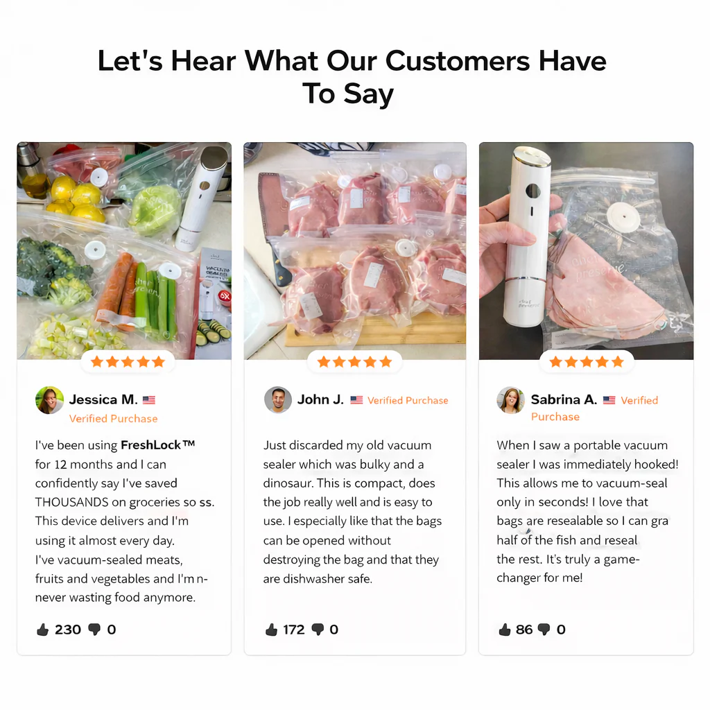 FreshLock™️ - Food Preserve Vacuum Sealer - Image 7