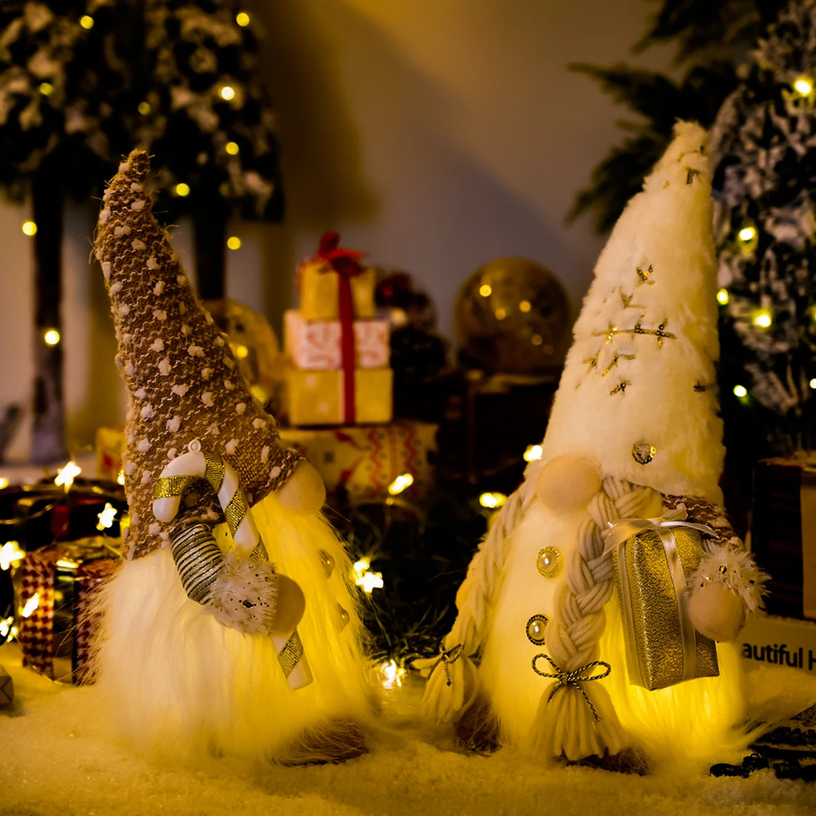 Glowing Gnome Christmas Doll - Image 2