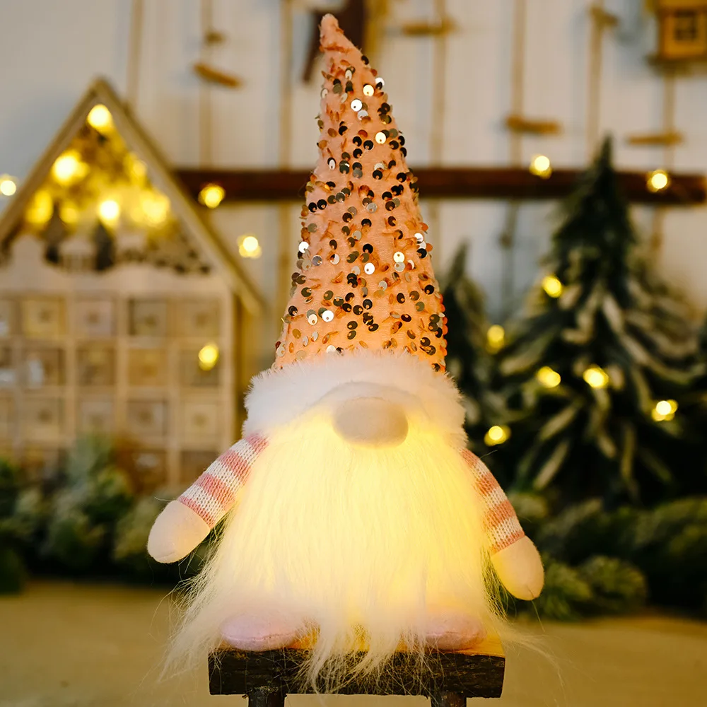 Glowing Gnome Christmas Doll - Image 3