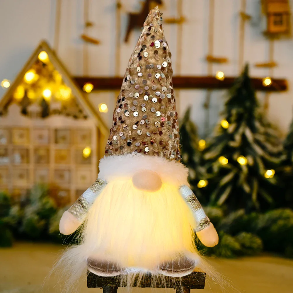Glowing Gnome Christmas Doll - Image 4