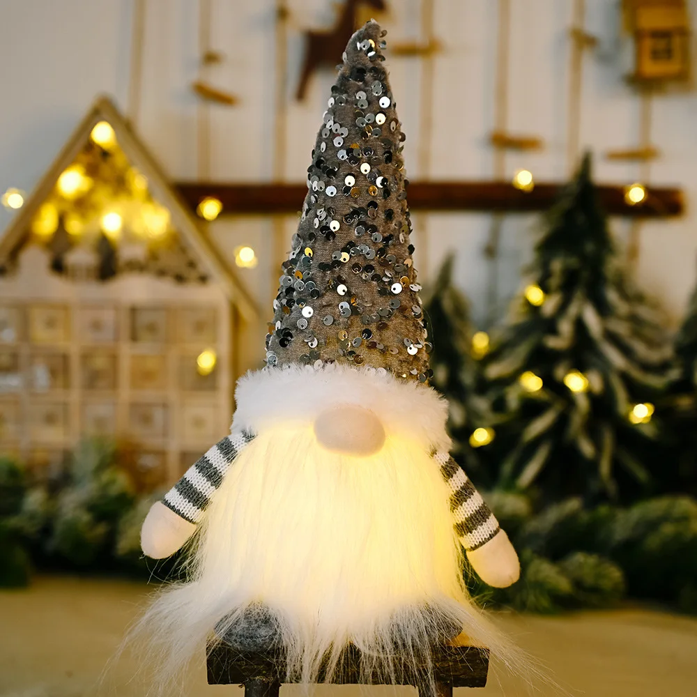Glowing Gnome Christmas Doll - Image 7