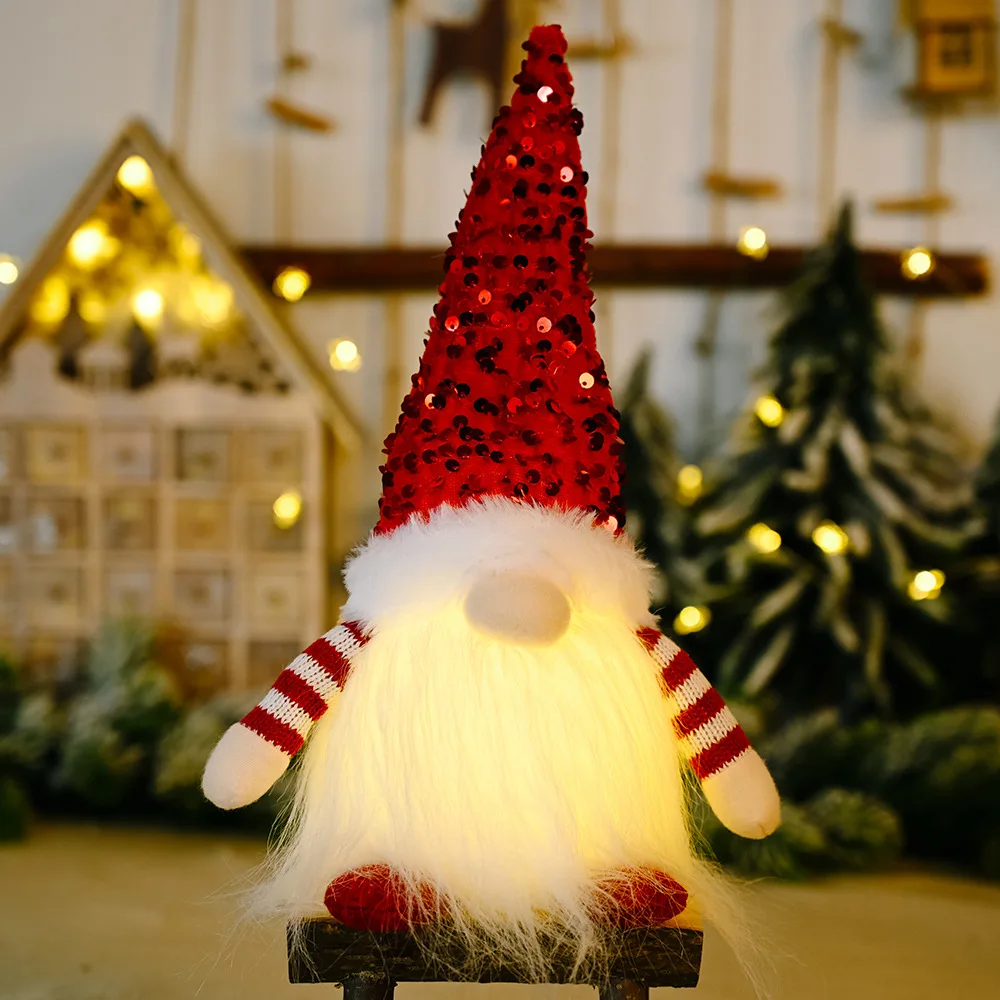 Glowing Gnome Christmas Doll - Image 8