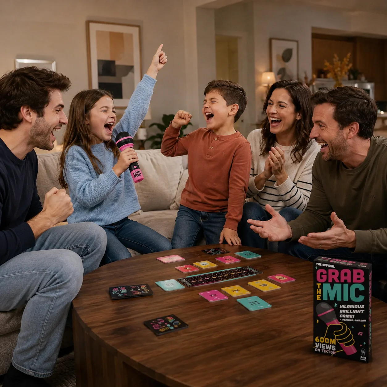 Grab The Mic – Family Karaoke Board Game - Image 3