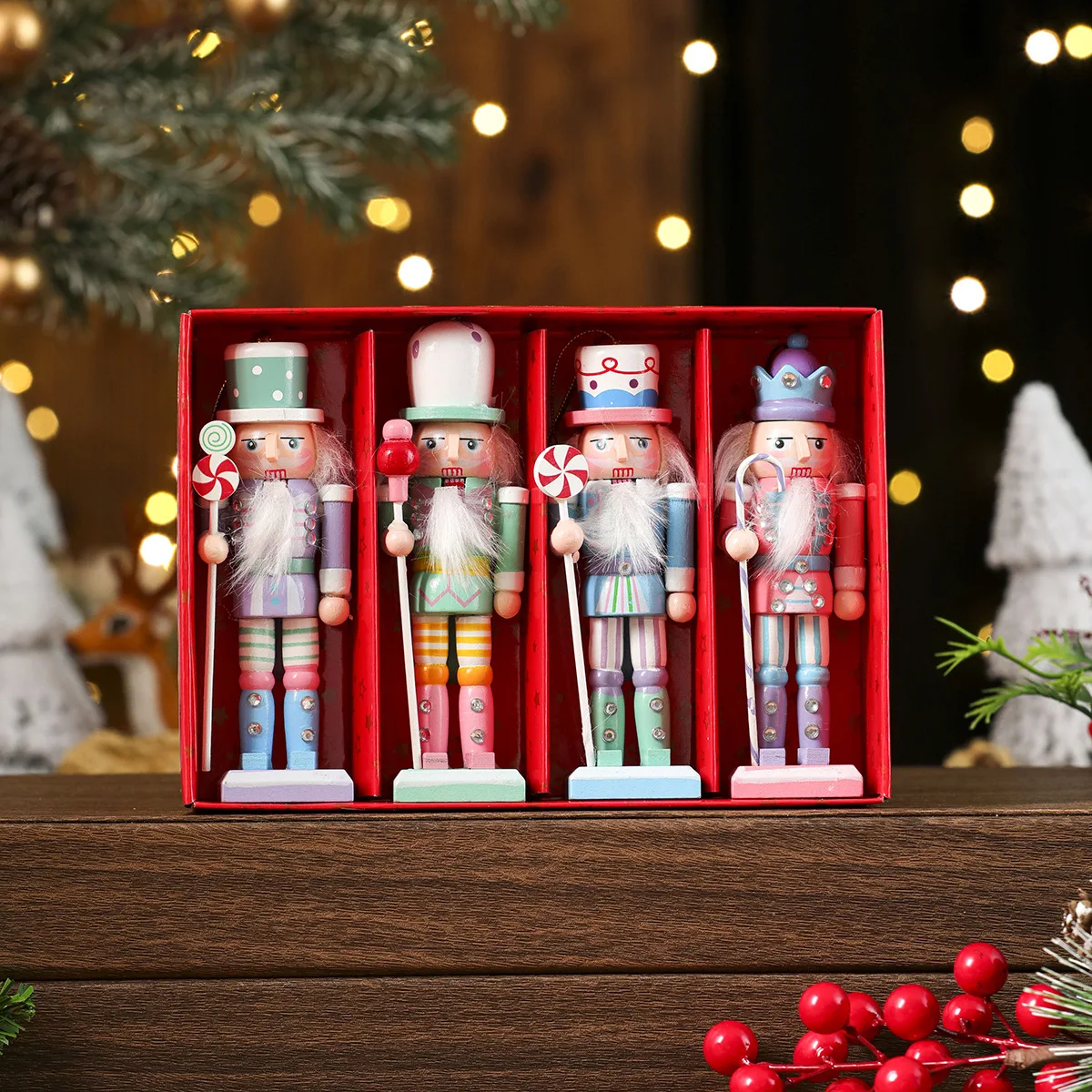 Handmade Wooden Nutcracker Ornaments - Image 10