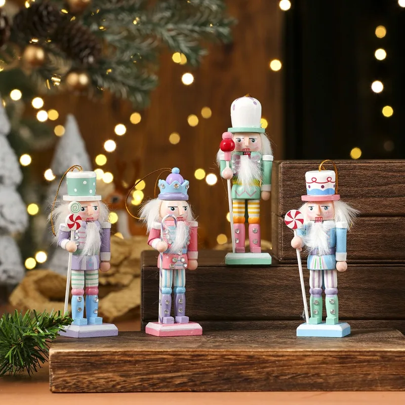 Handmade Wooden Nutcracker Ornaments - Image 3