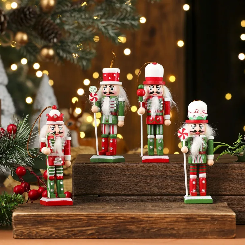 Handmade Wooden Nutcracker Ornaments - Image 4