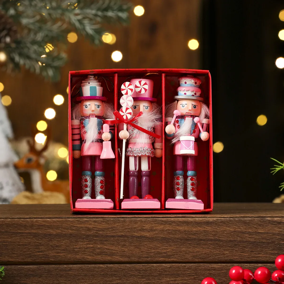 Handmade Wooden Nutcracker Ornaments - Image 6