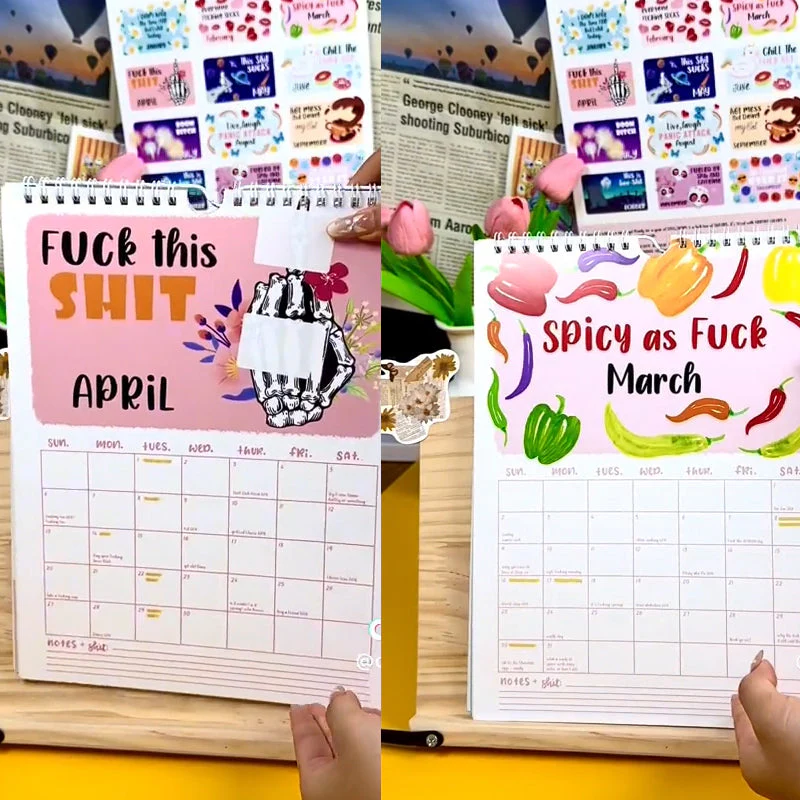 2026 Here We F**king Go Again Calendar - Image 10