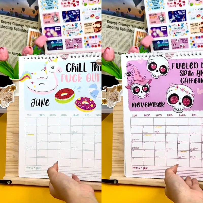 2026 Here We F**king Go Again Calendar - Image 11