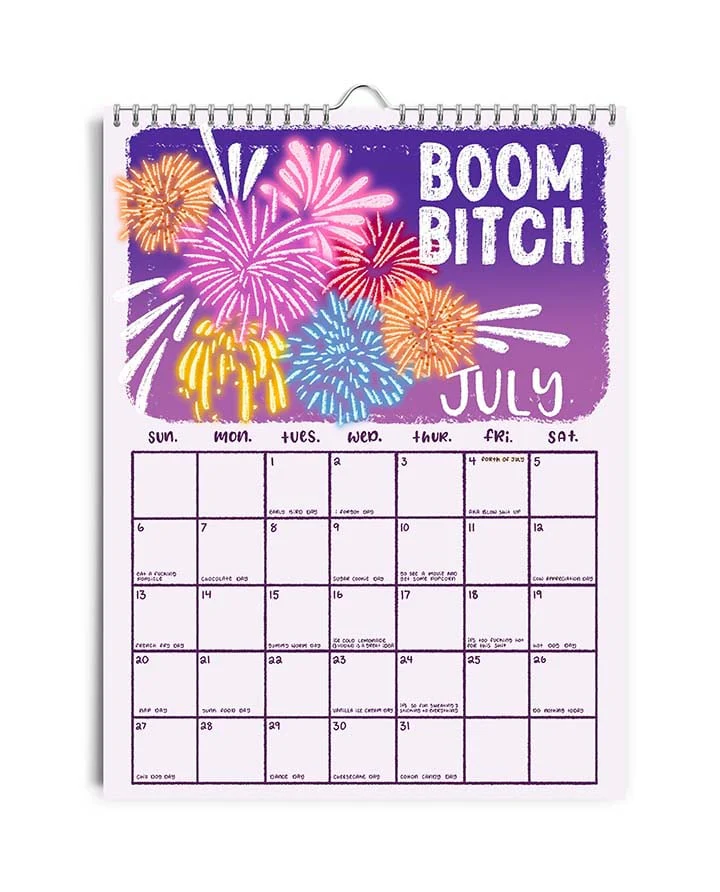 2026 Here We F**king Go Again Calendar - Image 15