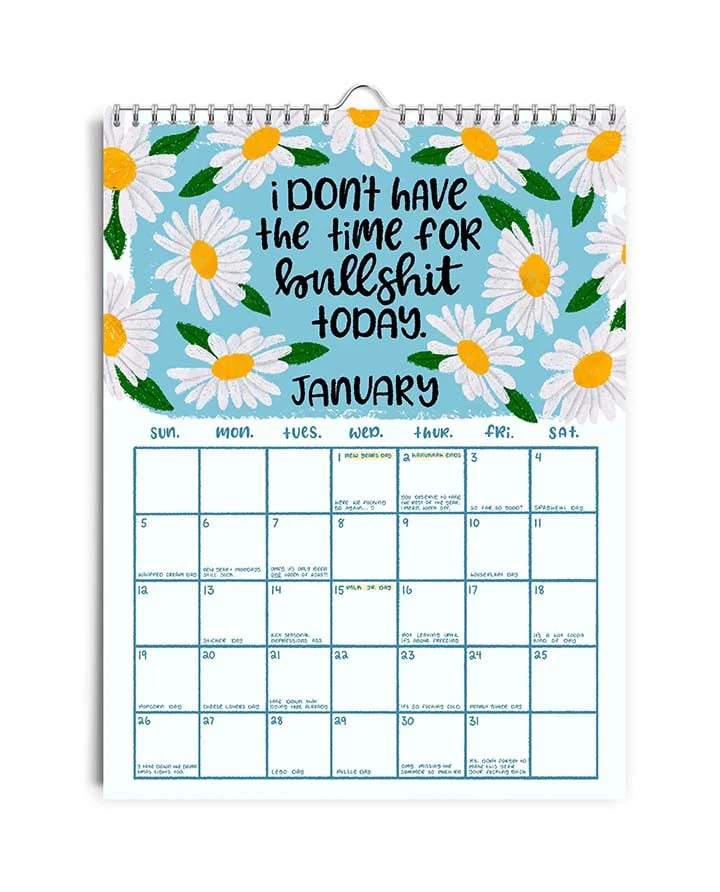 2026 Here We F**king Go Again Calendar - Image 16
