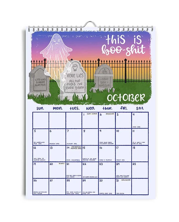 2026 Here We F**king Go Again Calendar - Image 17