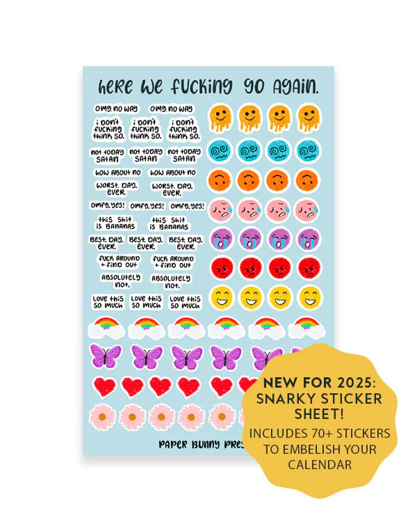 2026 Here We F**king Go Again Calendar - Image 21