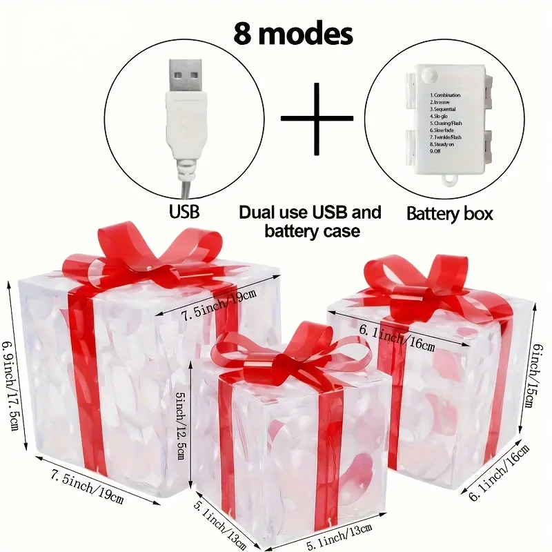 Light-up Gift Box Decor - Image 5