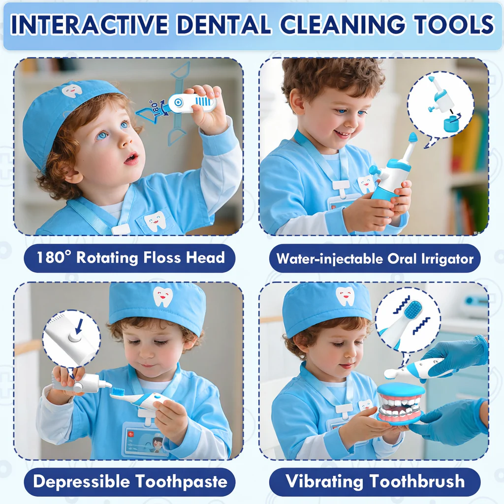 LittleSmiles™ - Kids Dentist Play Set - Image 3