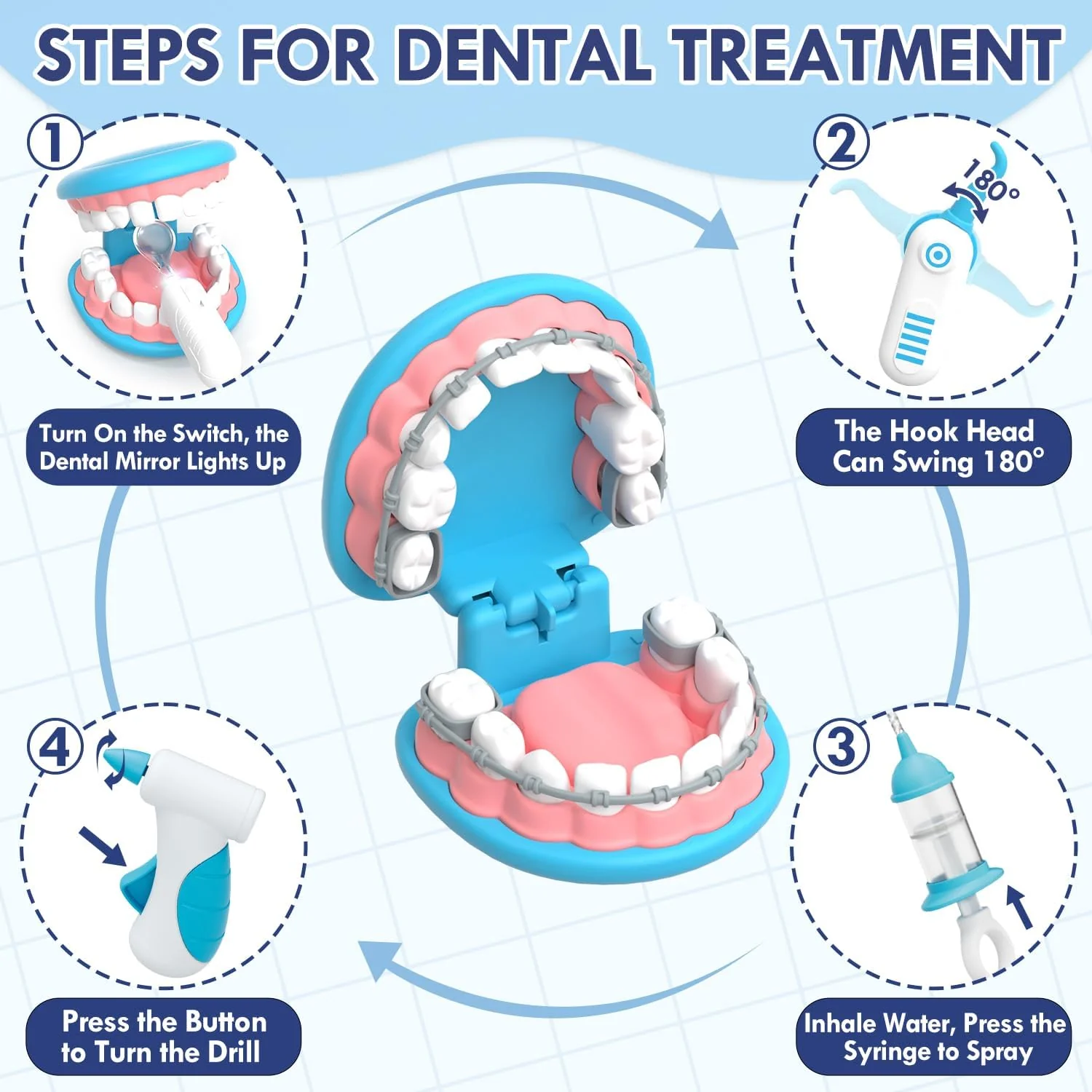 LittleSmiles™ - Kids Dentist Play Set - Image 5