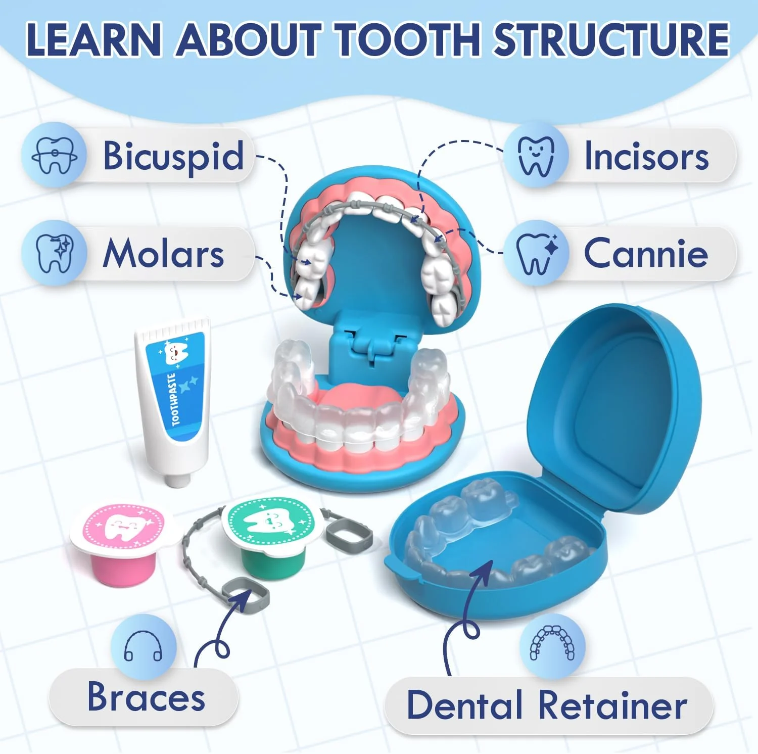 LittleSmiles™ - Kids Dentist Play Set - Image 6