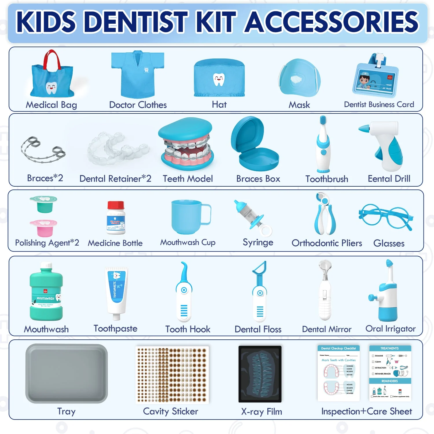 LittleSmiles™ - Kids Dentist Play Set - Image 8