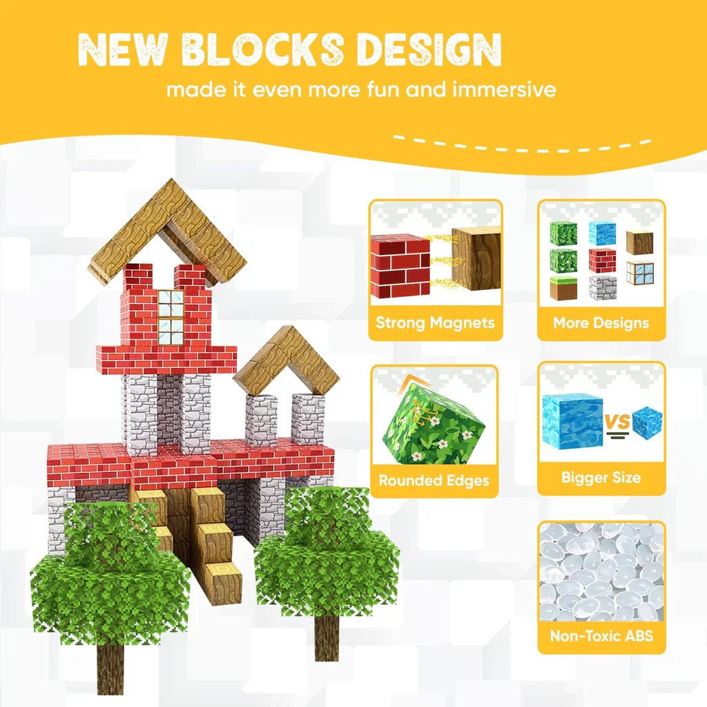 Magnetic Craft Building Blocks - Image 4