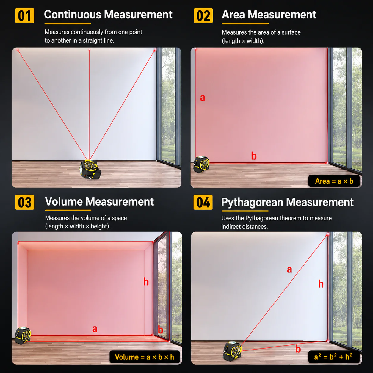 MeasureBeam™ - Digital Laser Tape Measure - Image 6