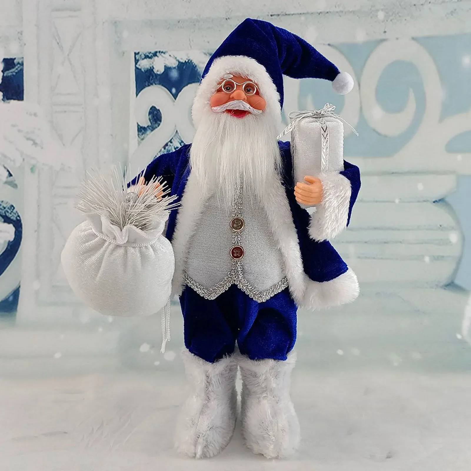 Merry & Bright Santa Doll – Festive Fun Décor - Image 8