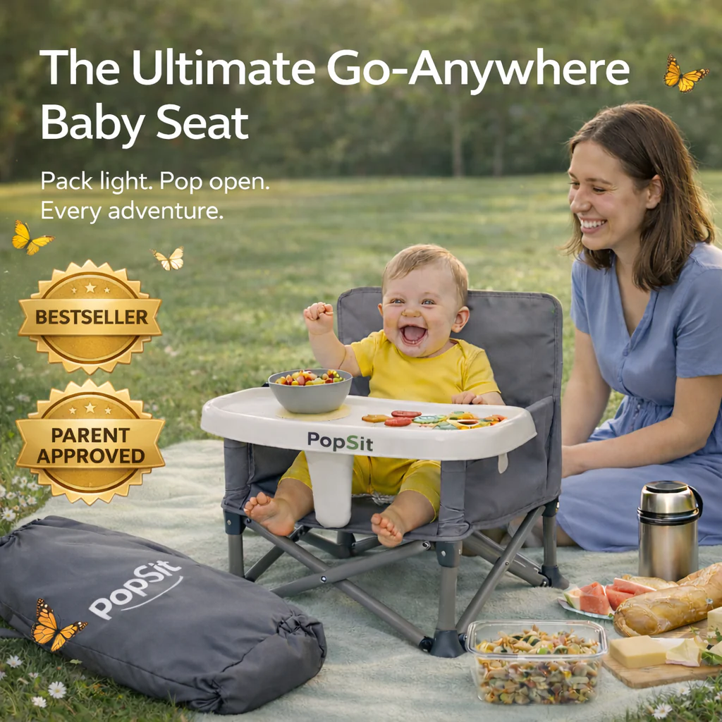 PopSit™ - Portable baby chair