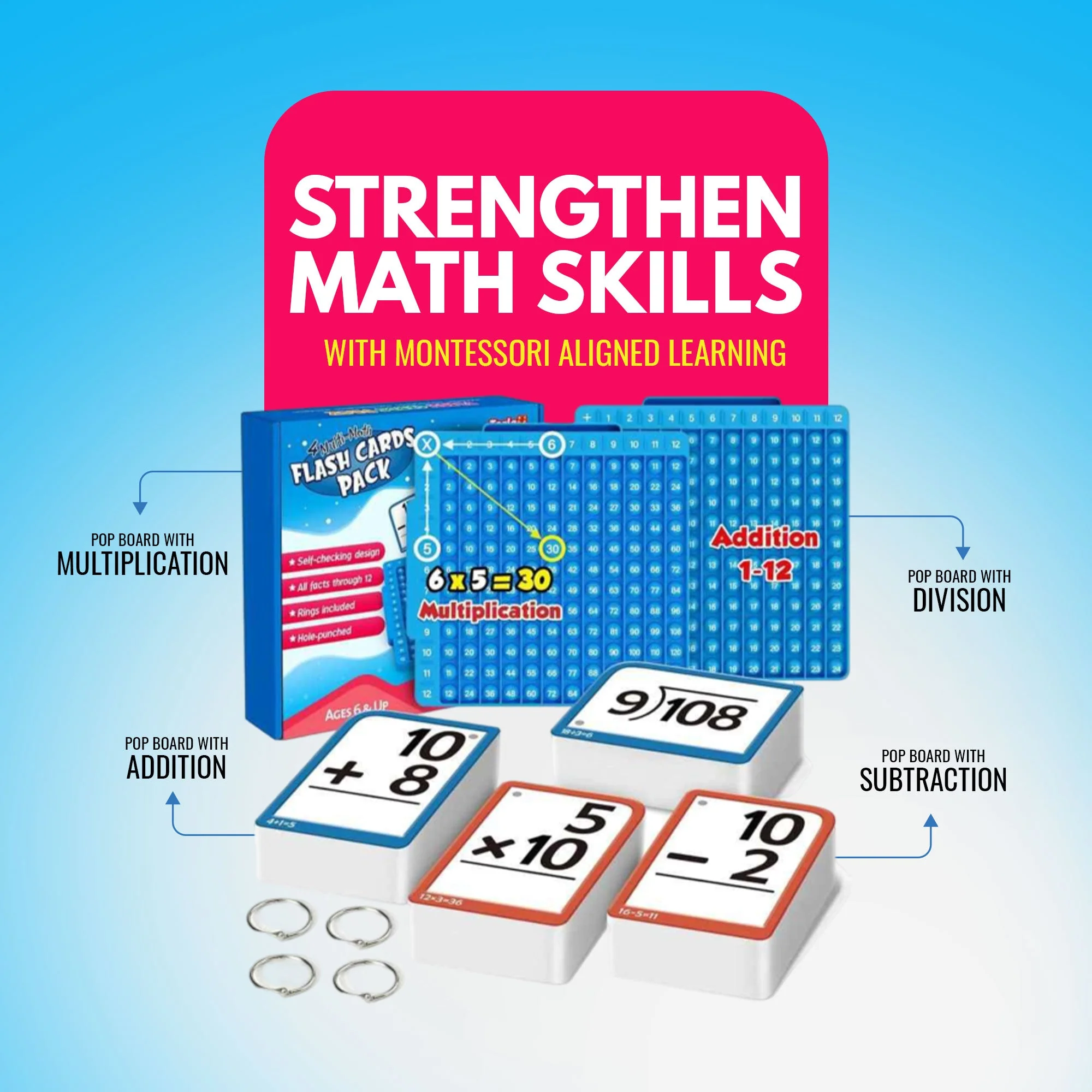 PopSmart™️ - Interactive Math Board + Cards - Image 6