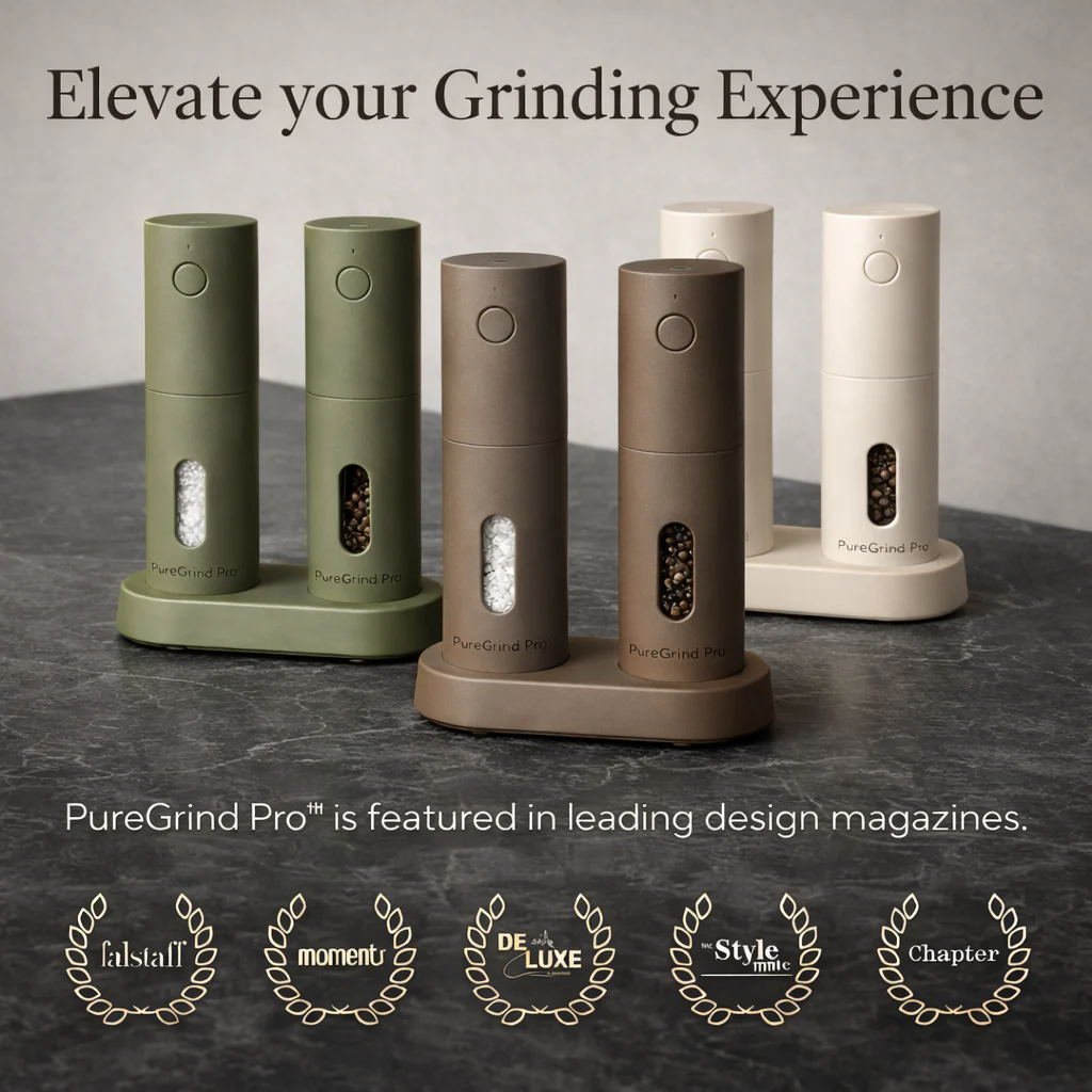 PureGrind Pro™ - Electric Salt & Pepper Grinder - Image 4