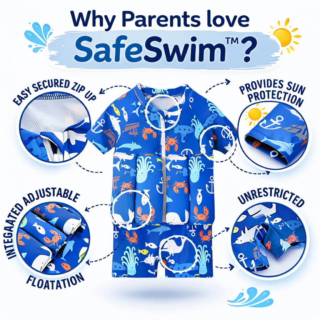 SafeSwim™️ - Kids Swimsuit - Image 4