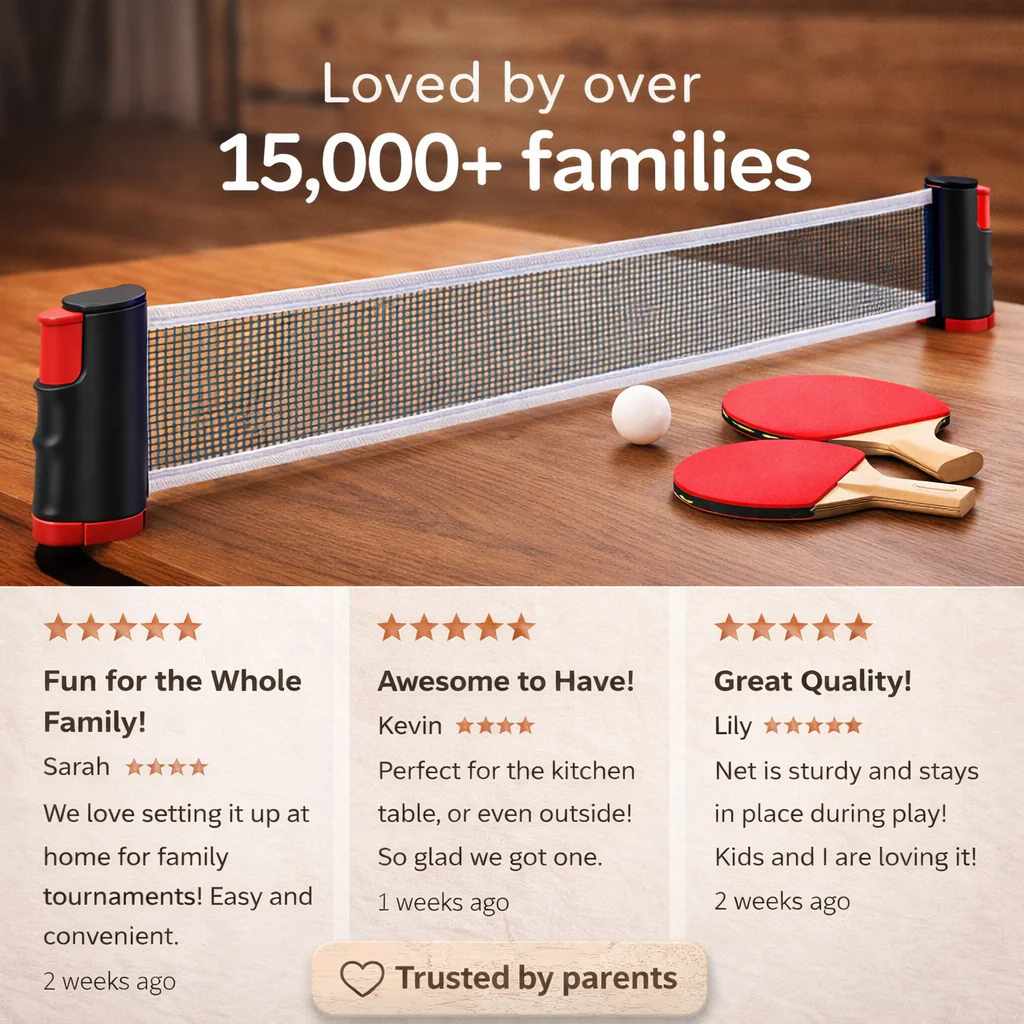 SnapServe™️ - Table Tennis Set - Image 3