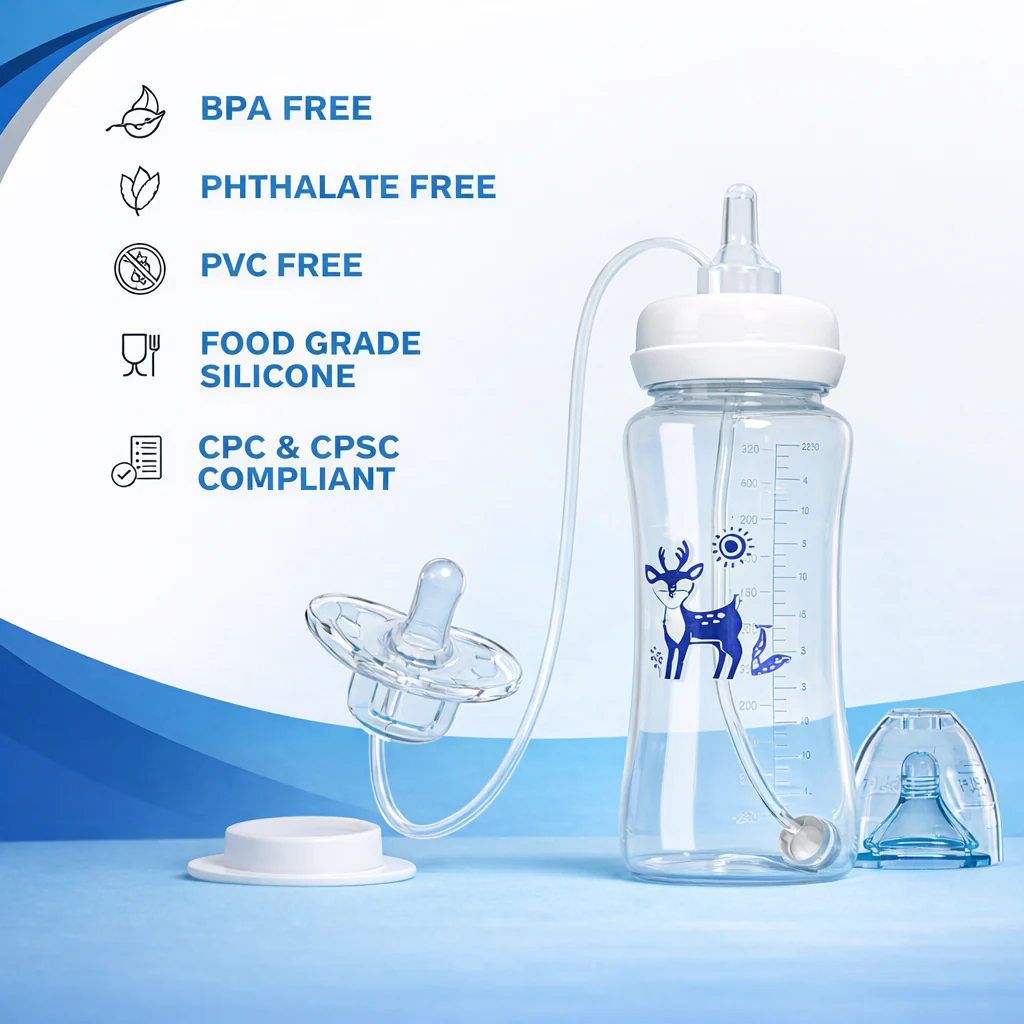 SnuggleSip™ - Hands-free baby bottle - Image 2